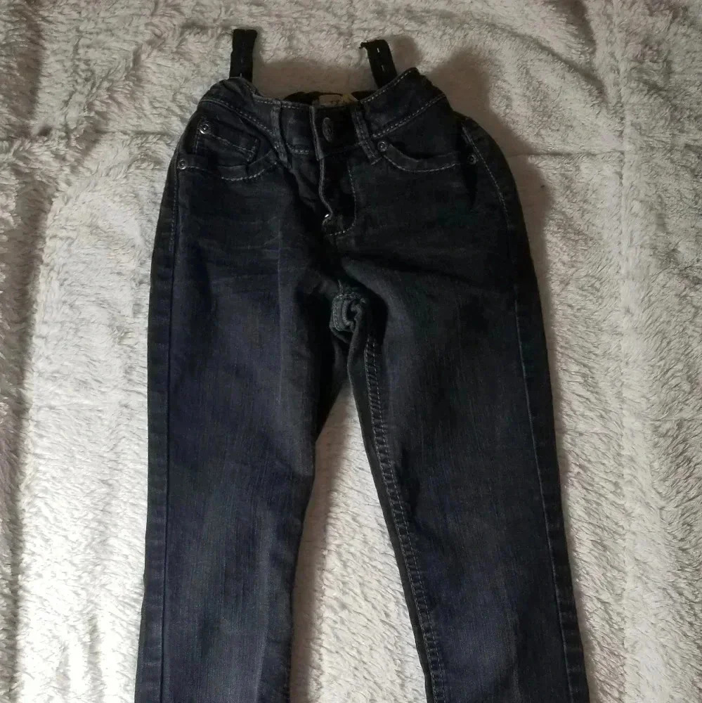 Girls 8s Mudd black jeans